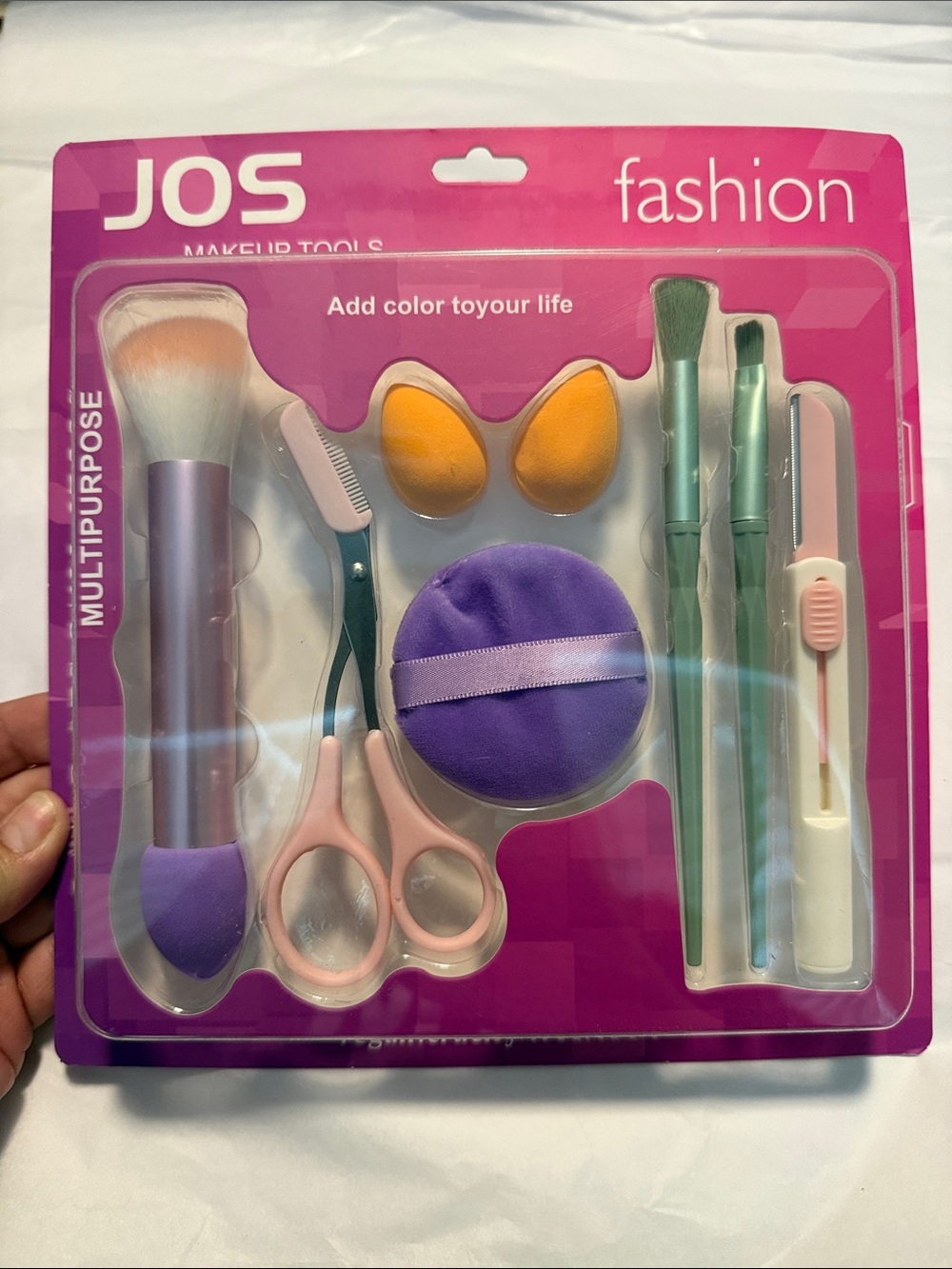 Makeup Tool Set - Pink & Purple Beauty Kit